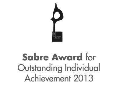 Sabre Award for Outstanding Individual Achievement 2013
